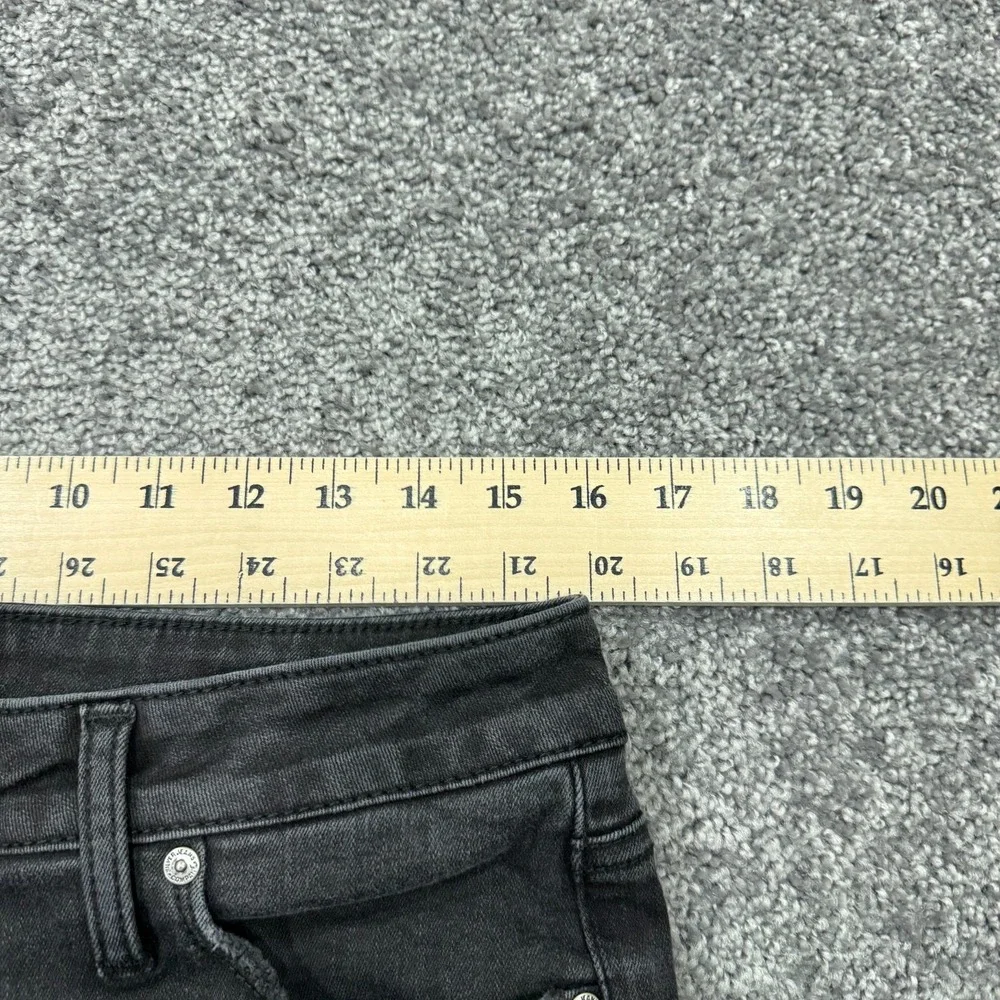 Silver Jeans Womens 31x25 Black Avery Skinny Crop Medium Wash Denim Stretch City - Picture 3 of 8